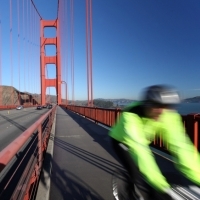 Bicycle Path Across the Bridge